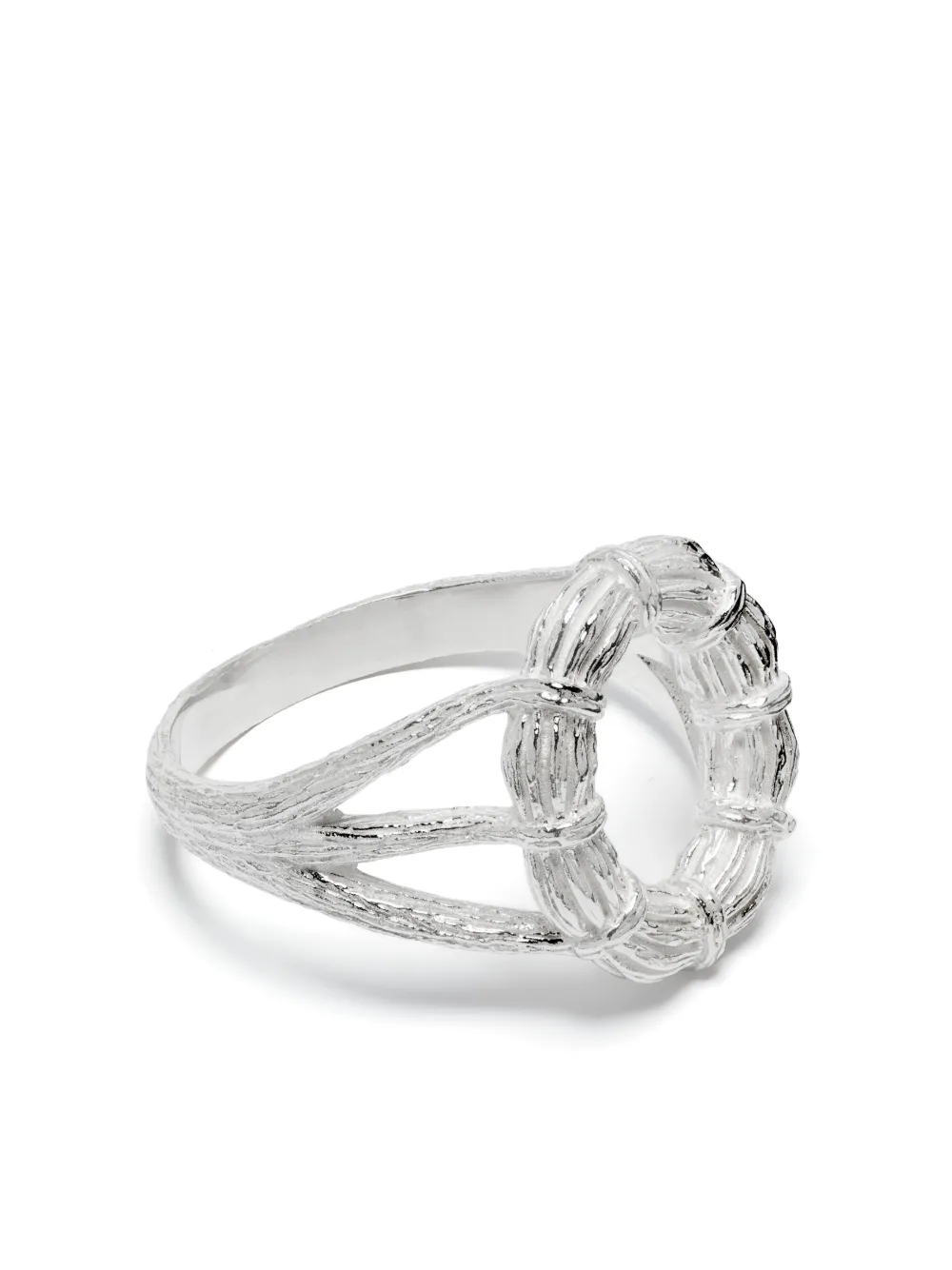 Bleue Burnham Anello in argento sterling British Willow