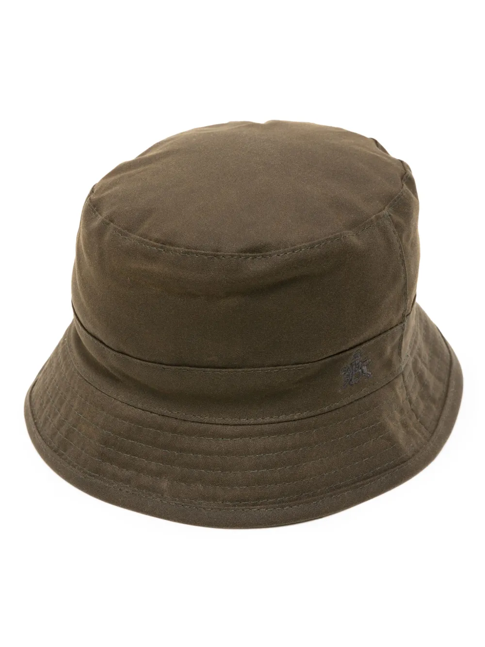 Baracuta Cappello bucket con ricamo - Marrone