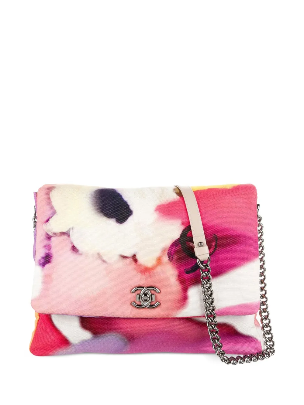 CHANEL Pre-Owned Borsa a spalla a fiori Pre-owned 2015 - Rosa