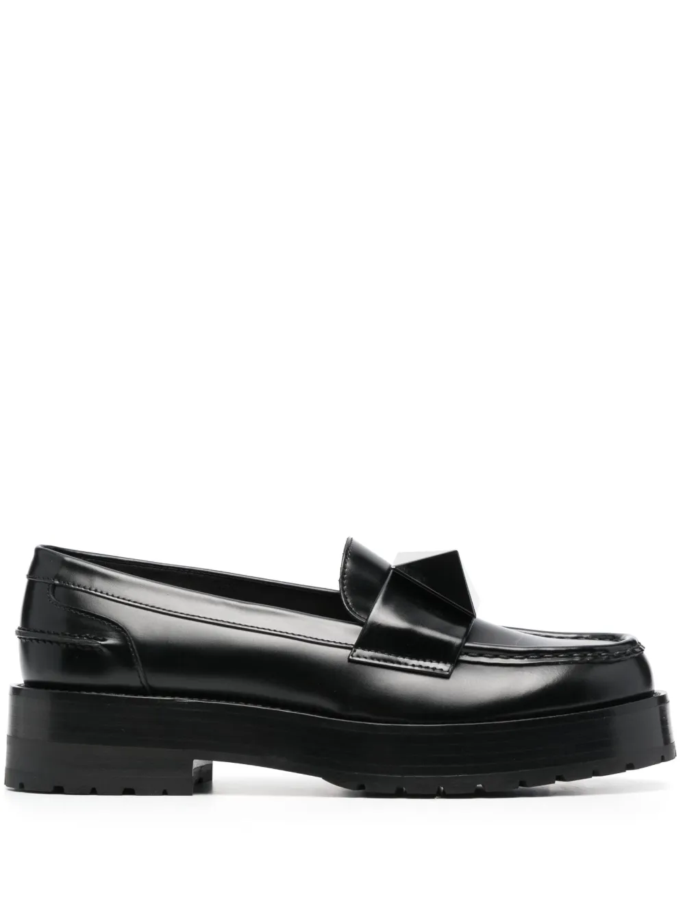 Valentino Garavani Mocassini Rockstud - Nero