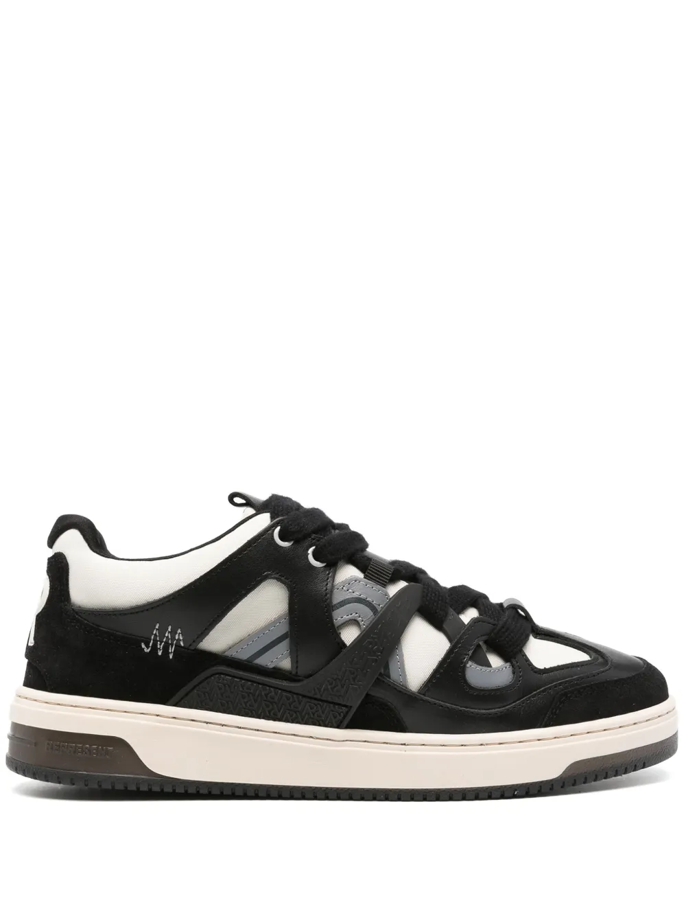 Represent Sneakers Bully in pelle - Nero