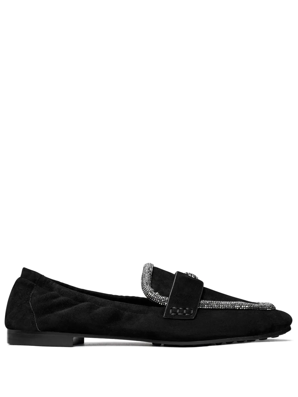 Tory Burch Mocassini Ballet con strass - Nero