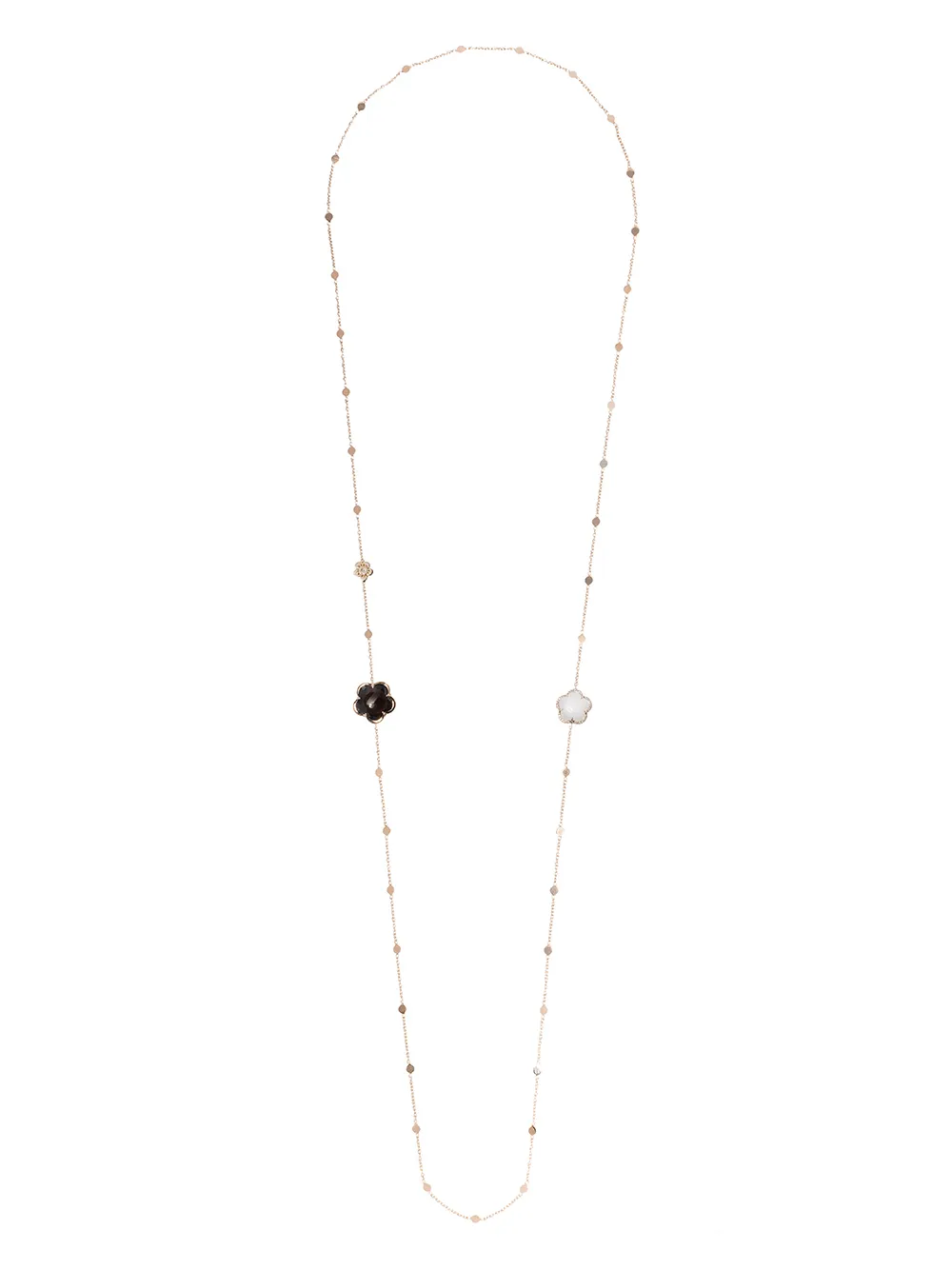 Pasquale Bruni "Collana Bon Ton in oro rosa 18kt, quarzo e diamanti"