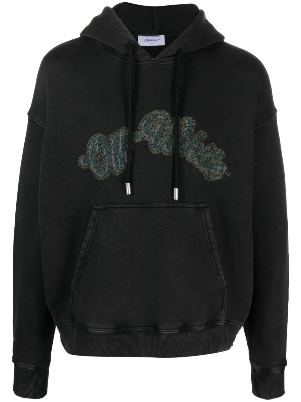 Off-White Felpa Bacchus Skate con stampa grafica - Nero