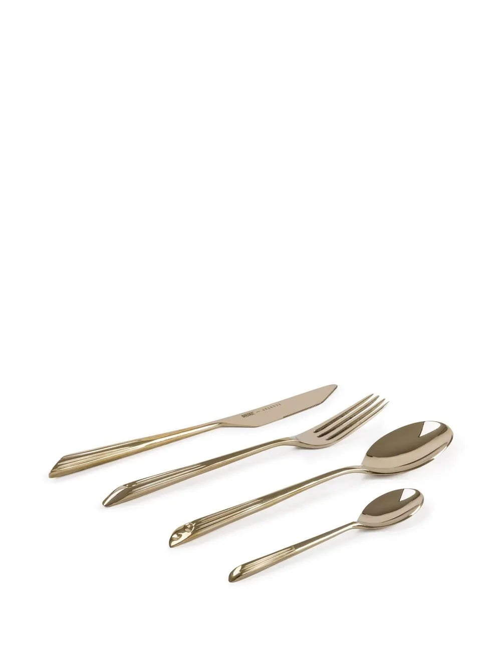 Seletti Set di 4 posate Cosmic Diner Quasar - GOLD