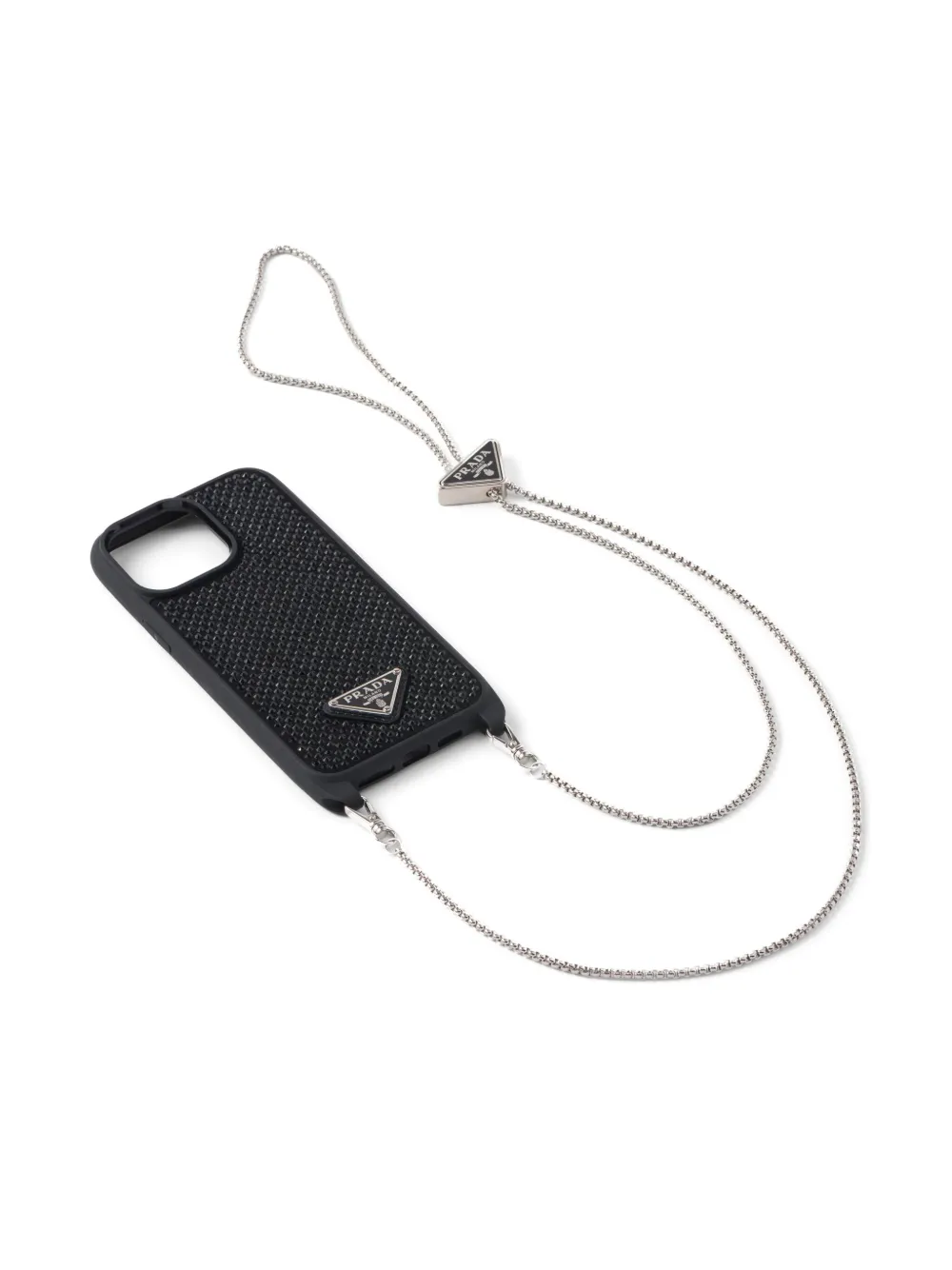 Prada Cover per iPhone 14 Pro Max - Nero