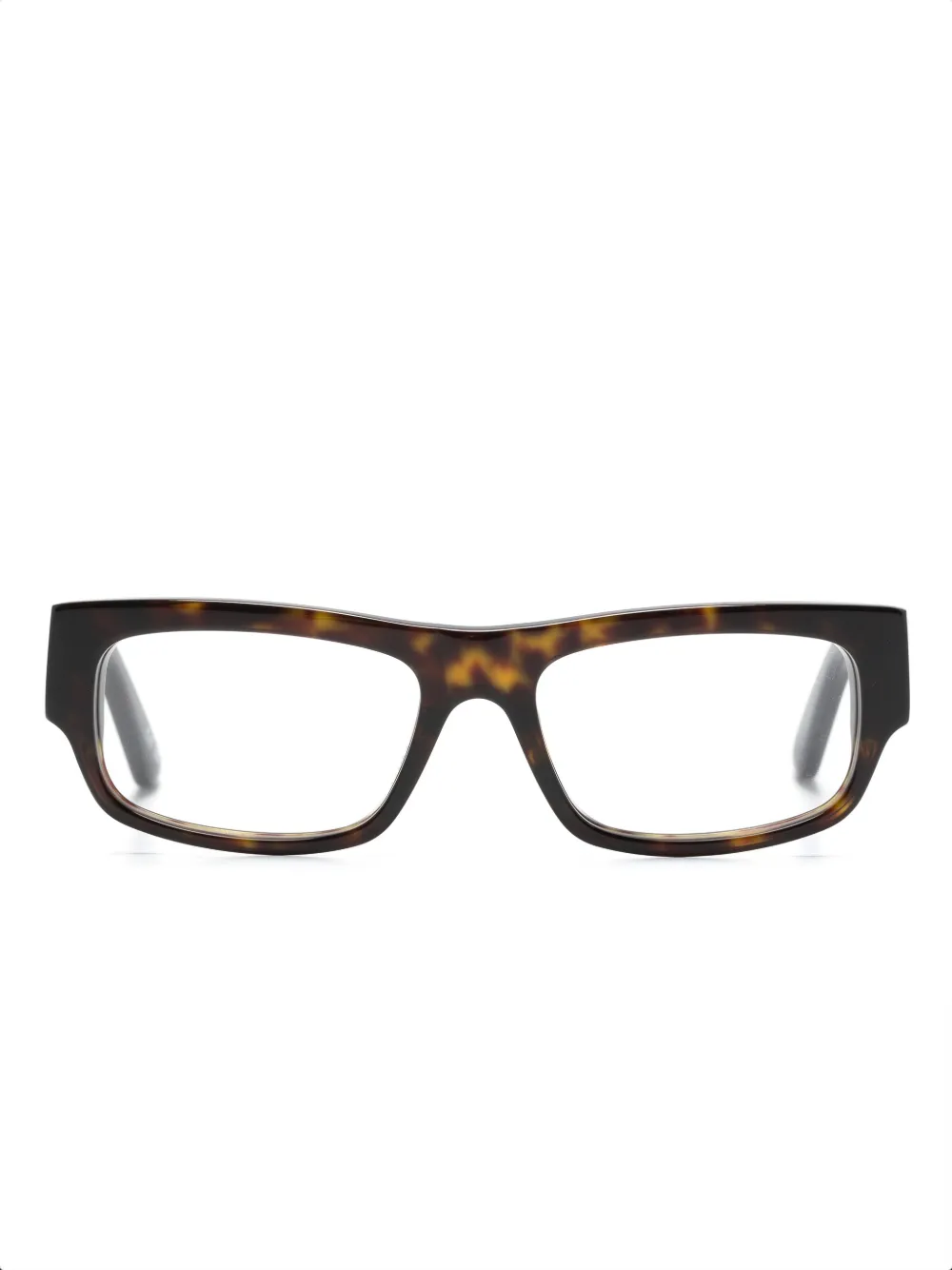 Balenciaga Eyewear Occhiali rettangolari - Marrone