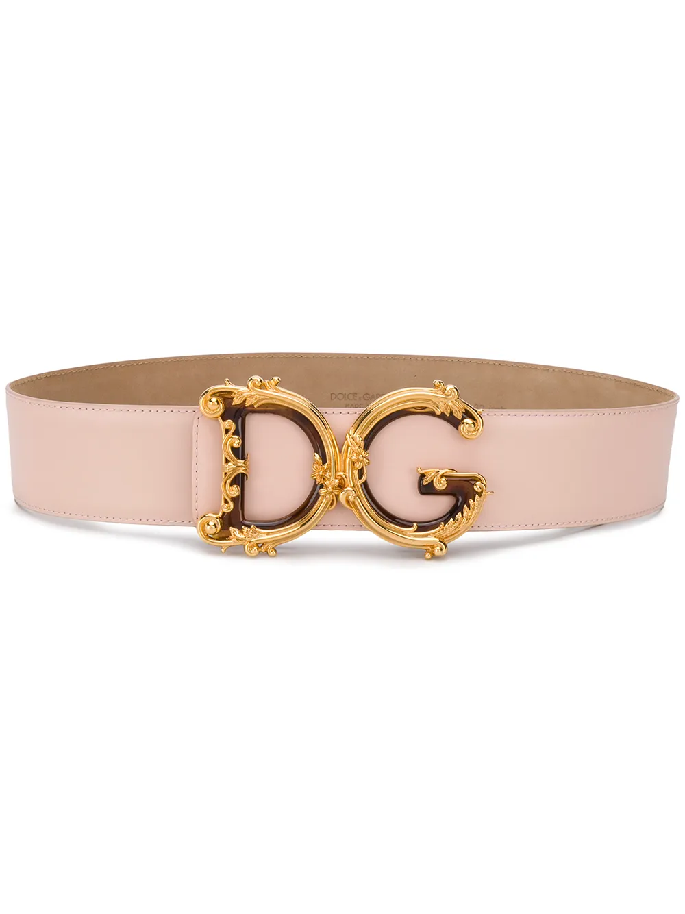 Dolce & Gabbana Cintura con fibbia DG - Rosa