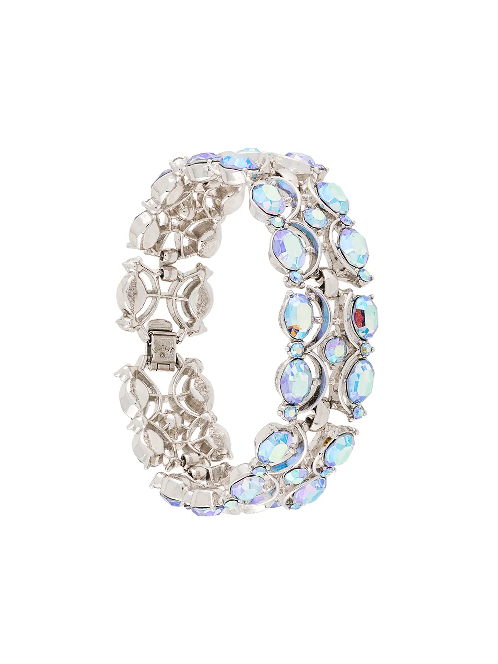 Susan Caplan Vintage Bracciale Aurora Borealis anni '50 - Effetto metallizzato