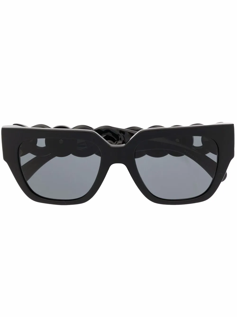 Versace Eyewear Occhiali da sole Medusa squadrati - Nero