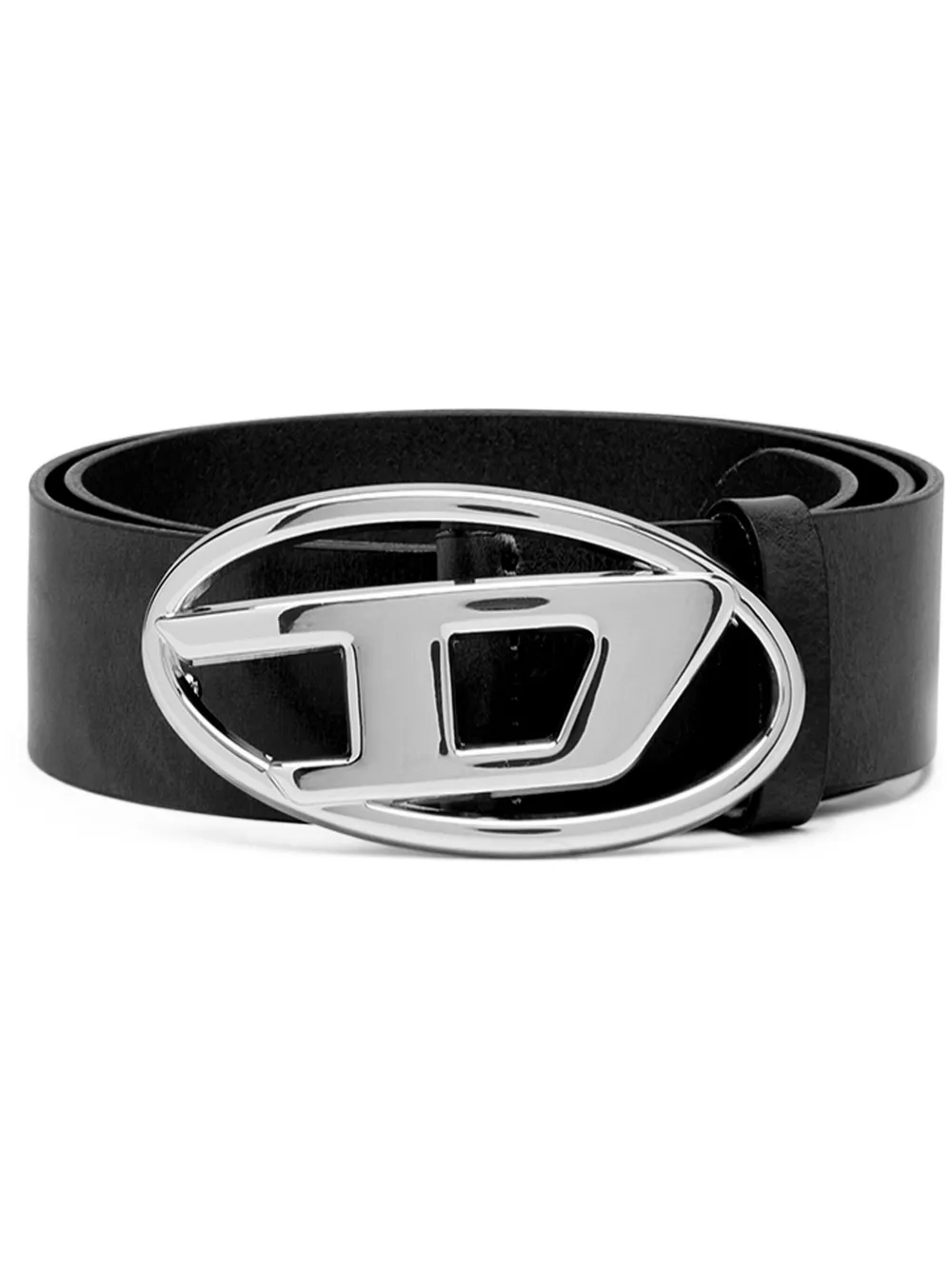 Diesel Cintura 1DR con fibbia logo - Nero