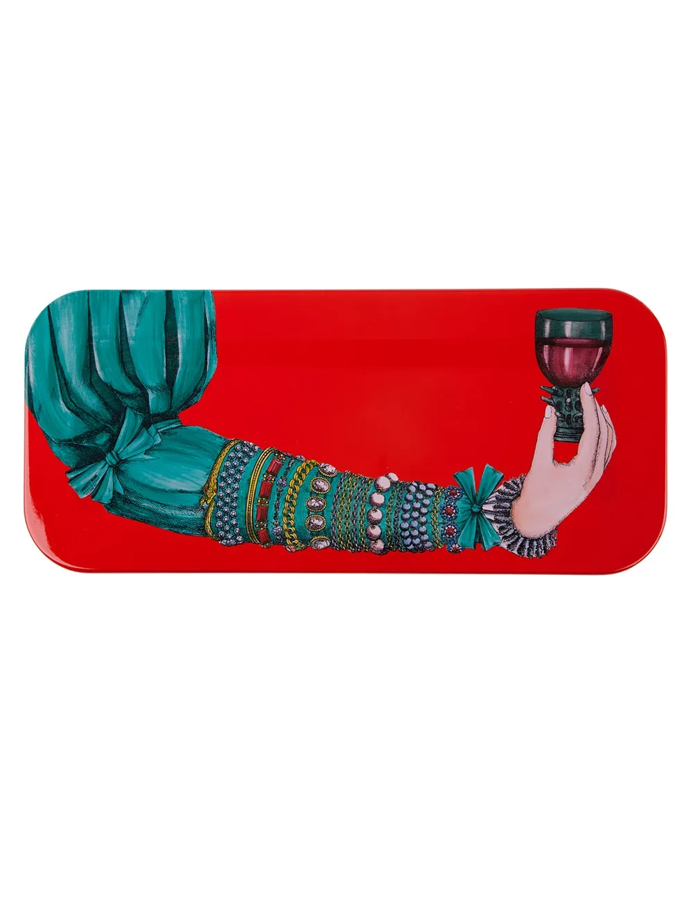 Fornasetti Posacenere 'Arm & Chalice' - Rosso