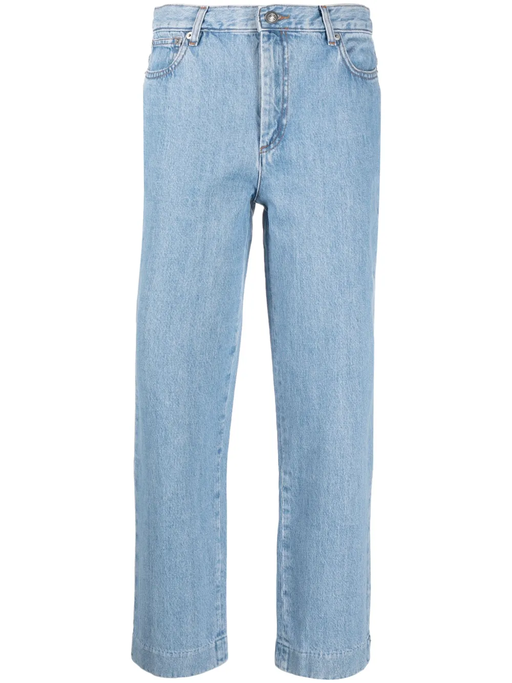 A.P.C. Jeans a gamba ampia - Blu