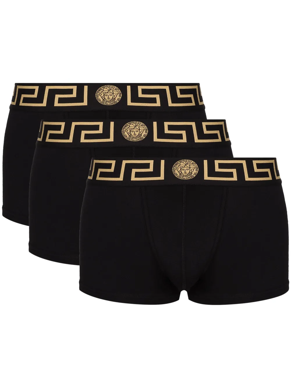Versace Set boxer con logo - Nero