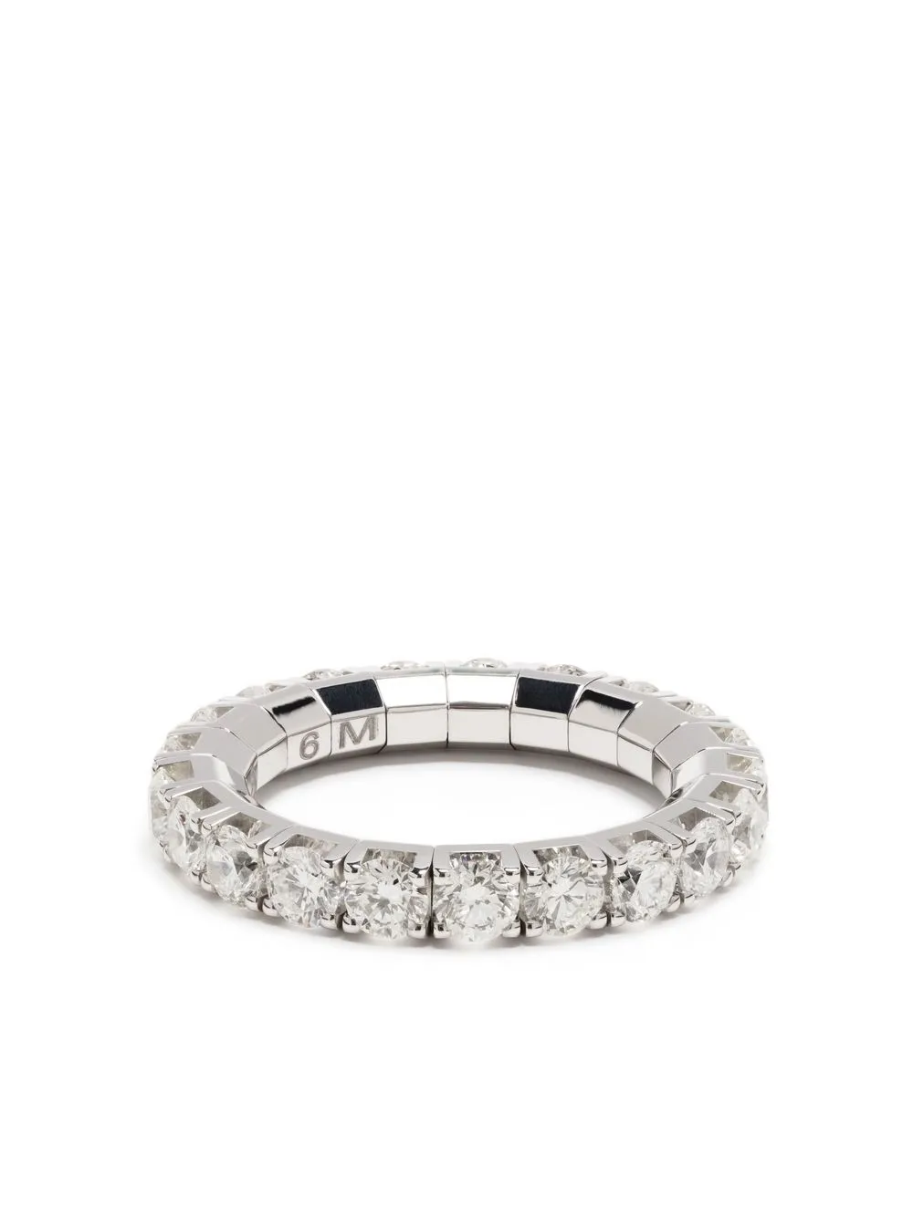 Roberto Demeglio Anello in oro bianco 18kt con diamanti - Argento