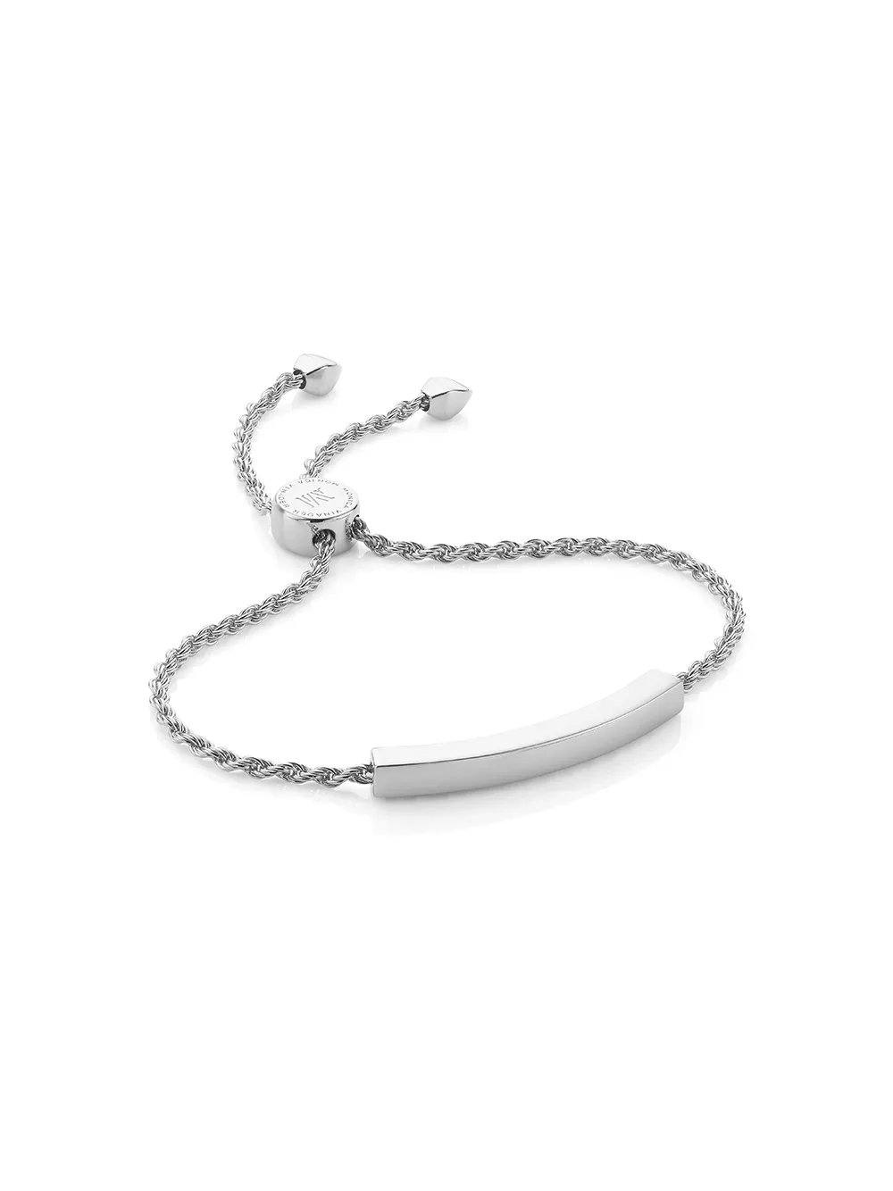 Monica Vinader Bracciale Linear - Argento