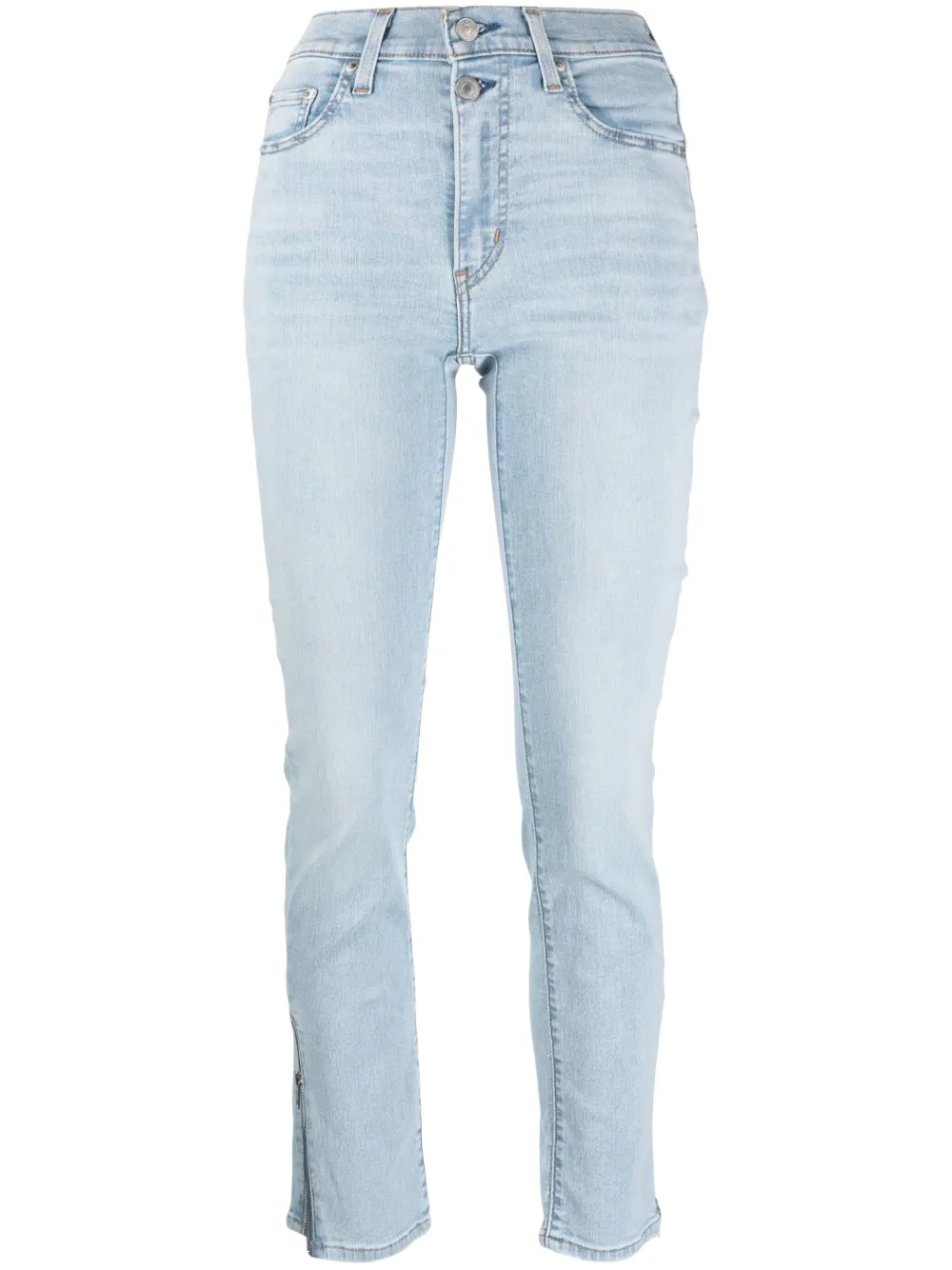 Levi's Jeans skinny con zip - Blu