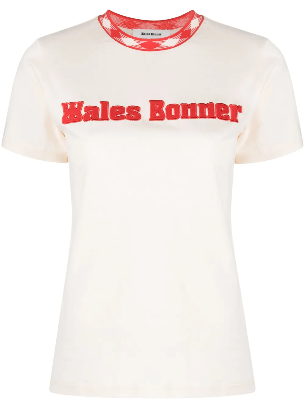 Wales Bonner T-shirt con applicazione Original - Toni neutri