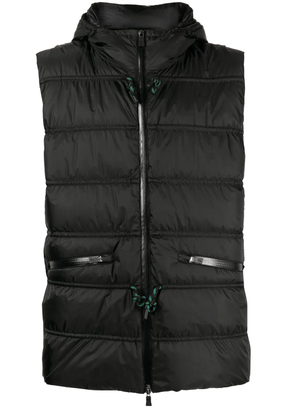 Herno Gilet plissettato - Nero