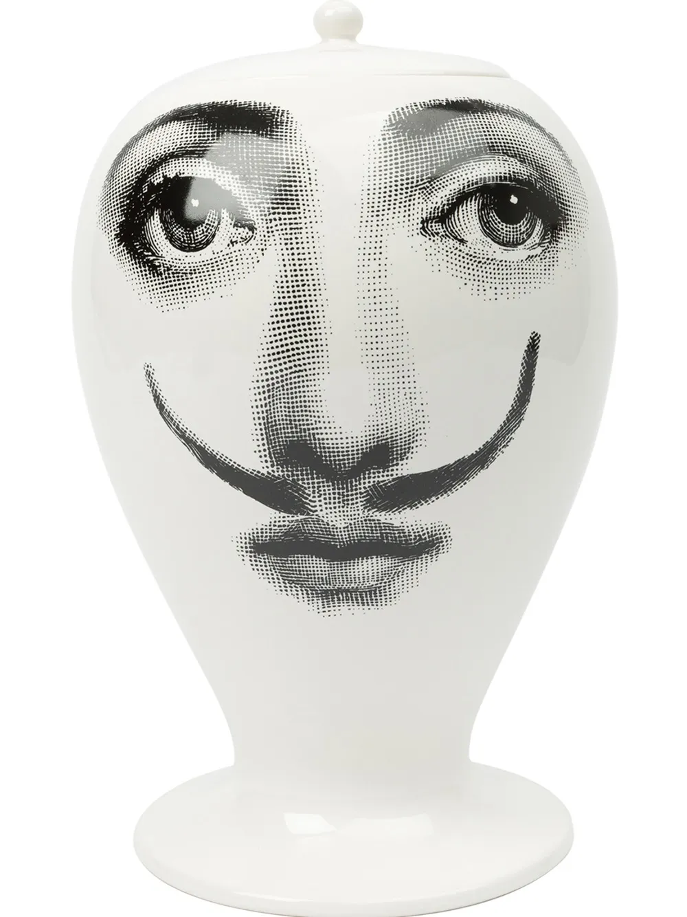 Fornasetti Vaso 'Femme aux Moustache' - Bianco
