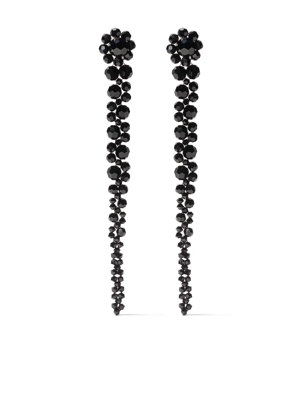 Simone Rocha Orecchini con perline - JET BLACK