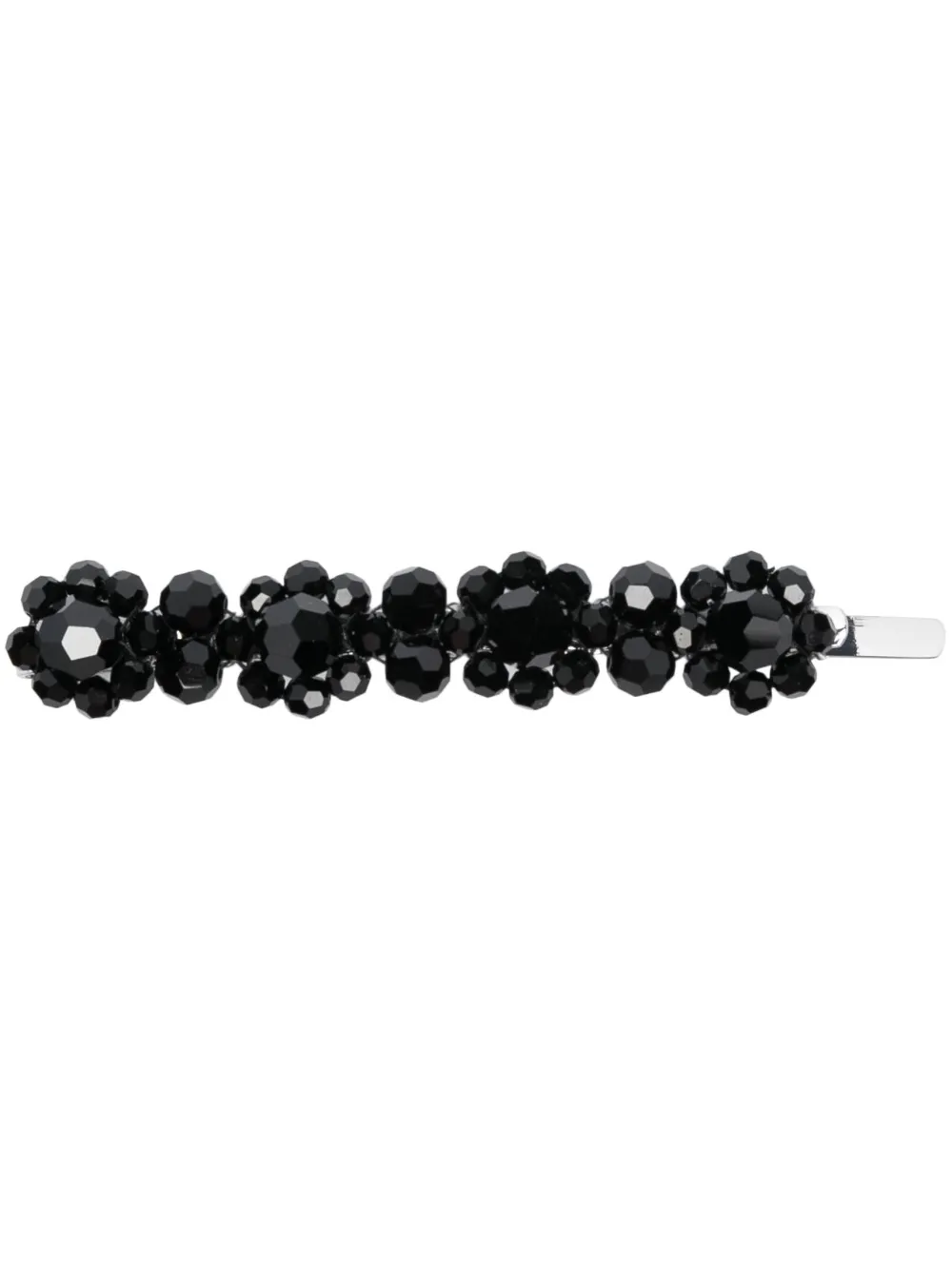 Simone Rocha Fermaglio con cristalli - Nero