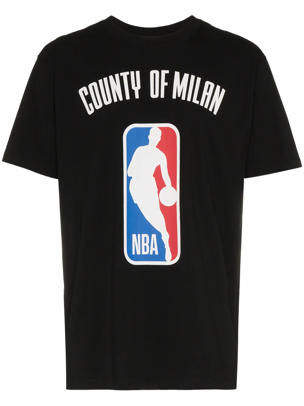 Marcelo Burlon County of Milan T-shirt con stampa NBA - Nero