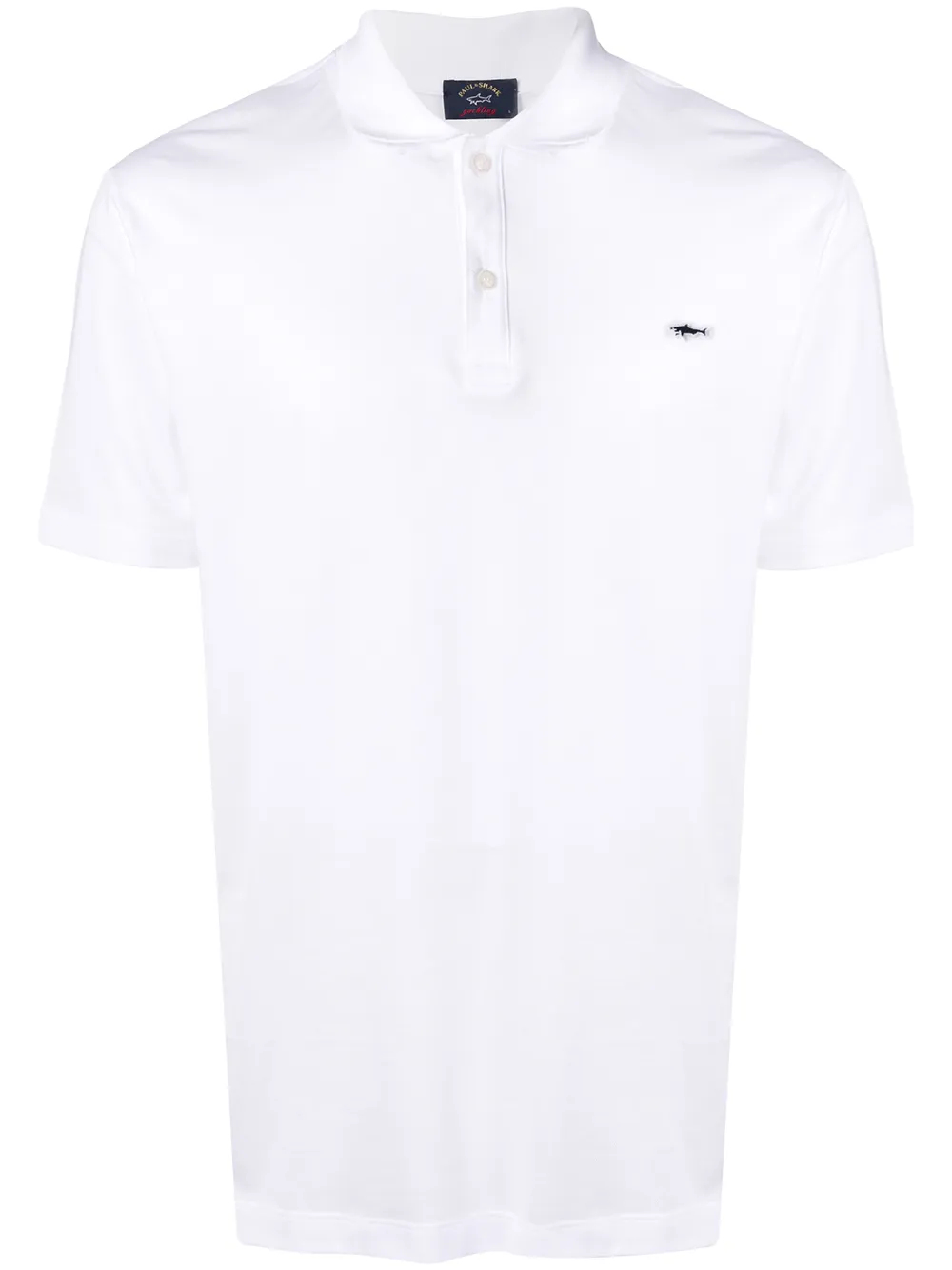 Paul & Shark Polo con logo ricamato - Bianco