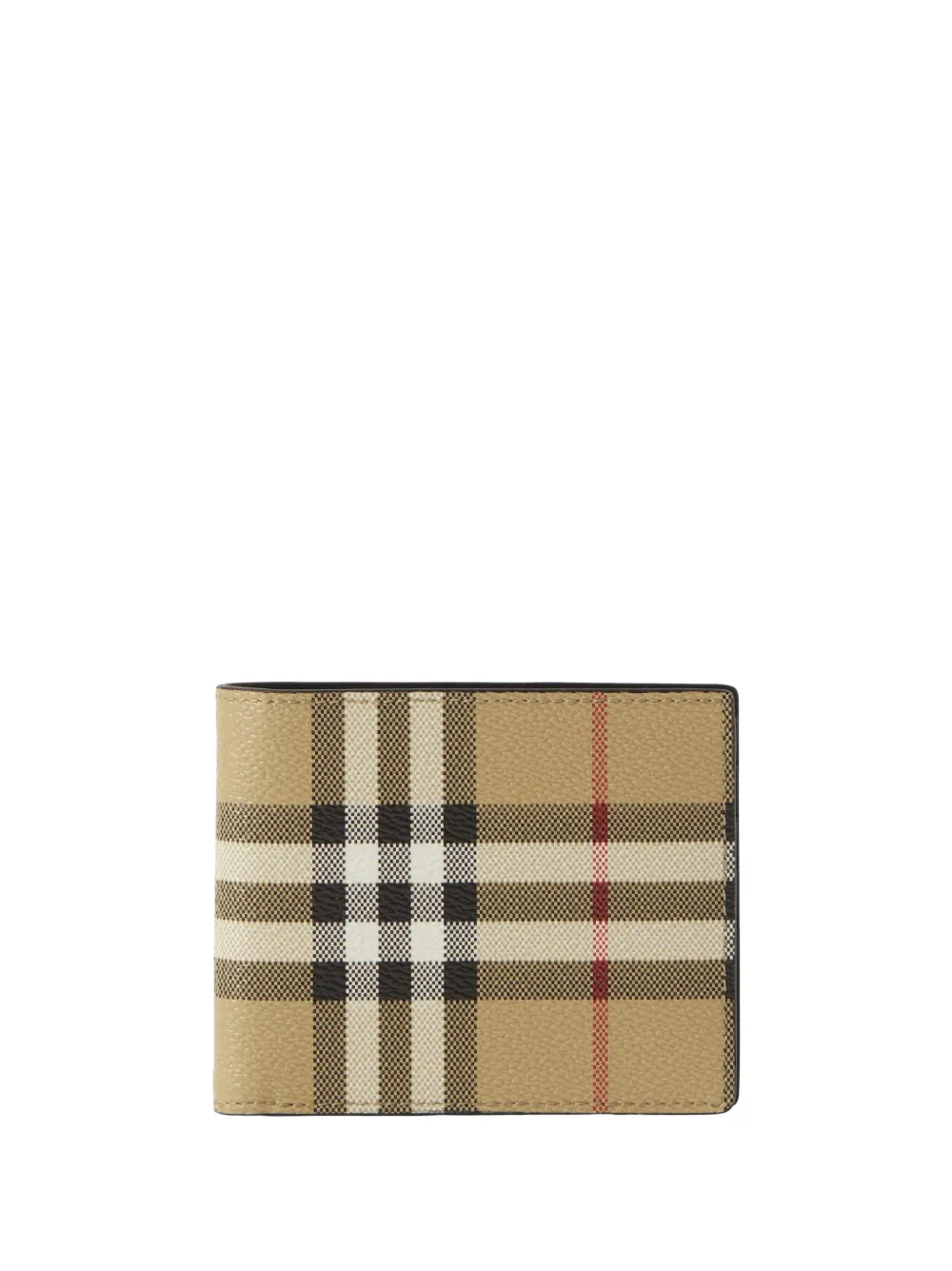 Burberry Portafoglio bi-fold Vintage Check - Toni neutri