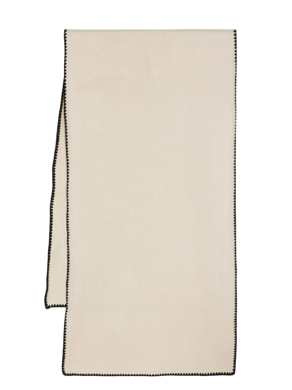 TOTEME embroidered cashmere scarf - Bianco