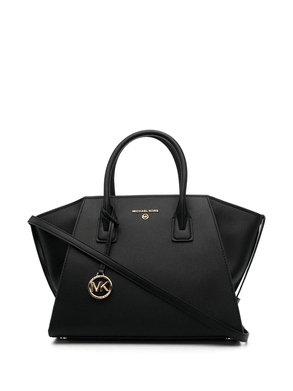 Michael Michael Kors Borsa tote con placca logo - Nero