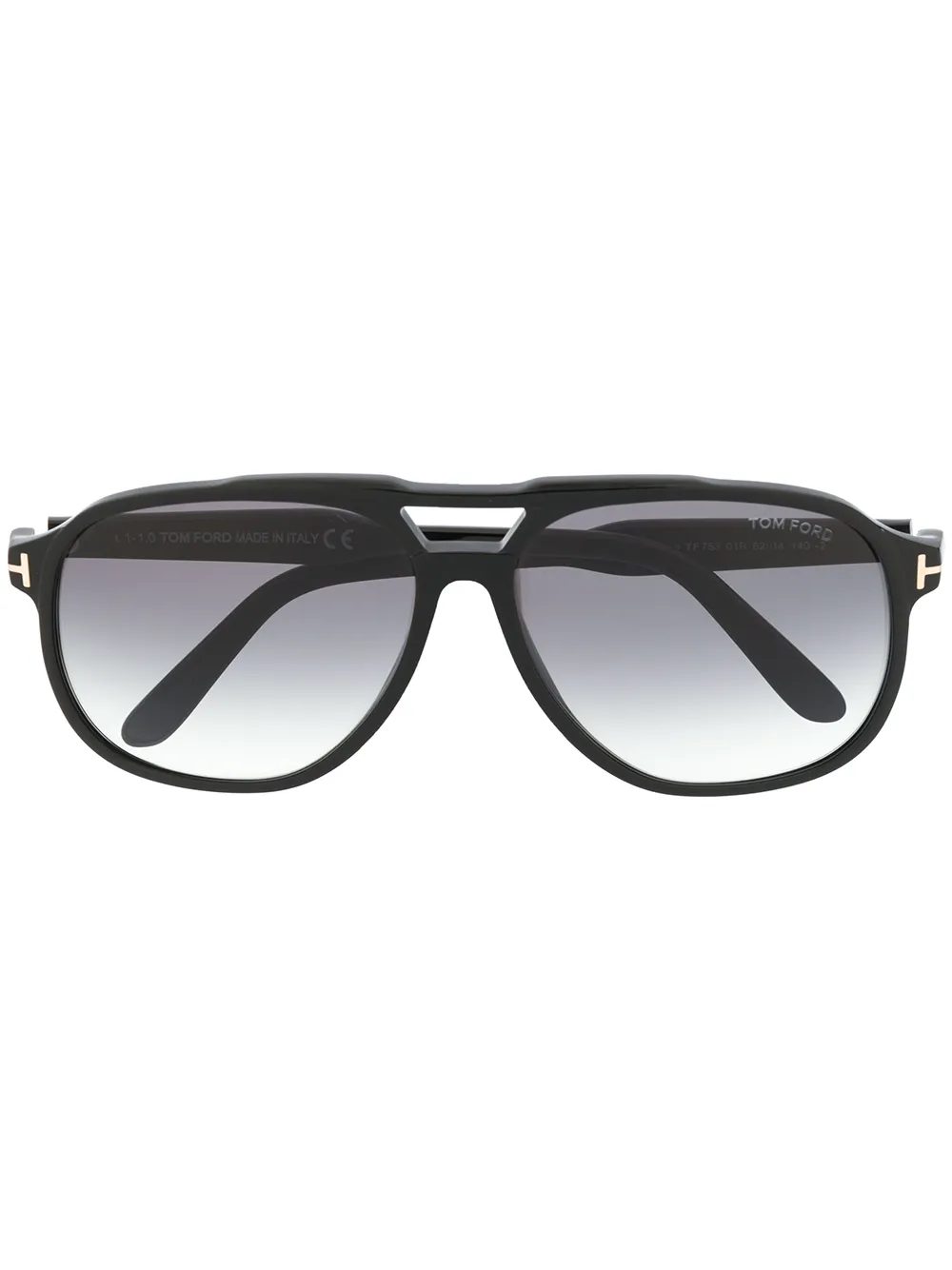 TOM FORD Eyewear Occhiali da sole modello aviator - Nero