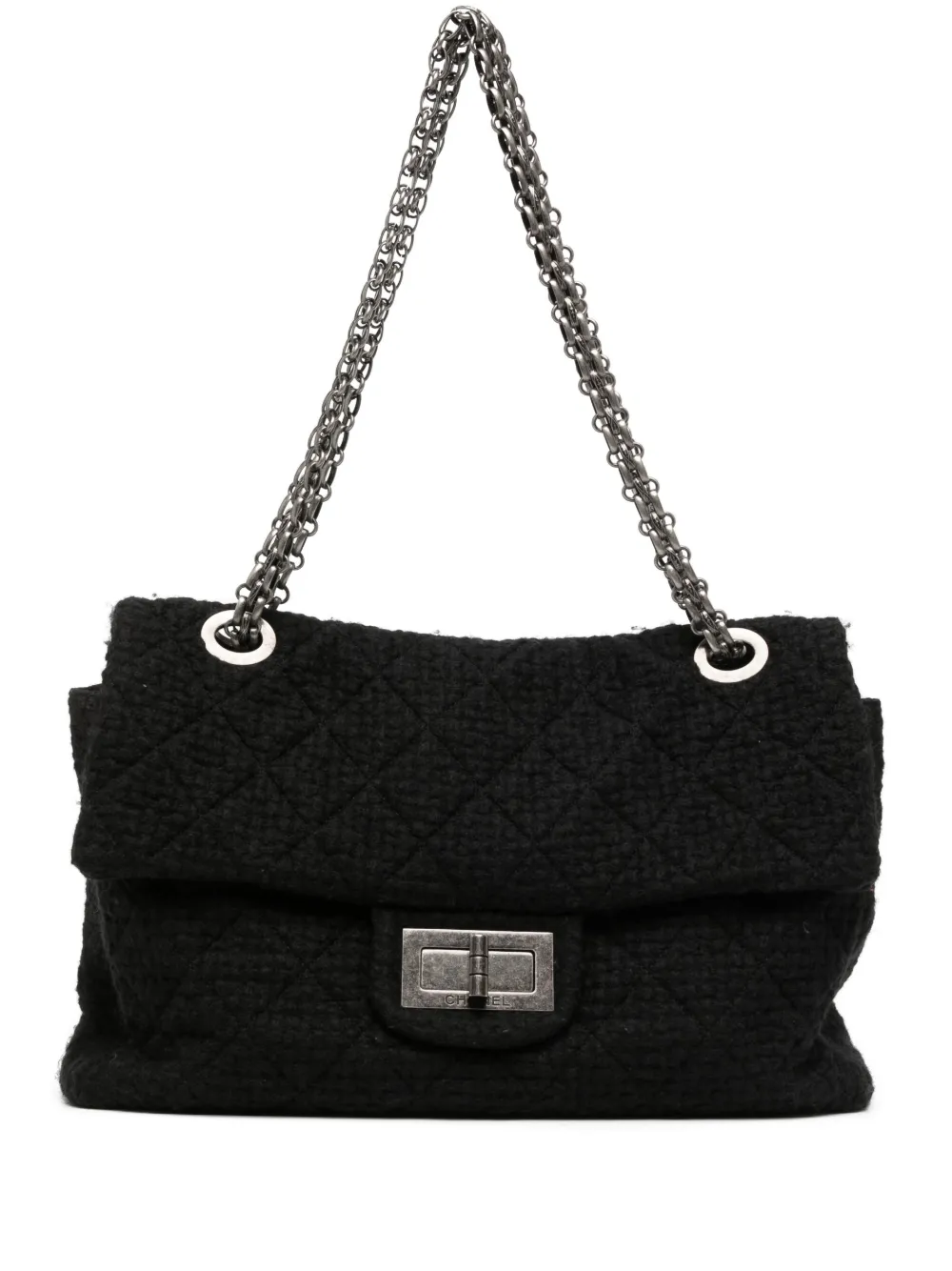 CHANEL Pre-Owned Borsa a spalla 2.55 XXL Reissue - Nero
