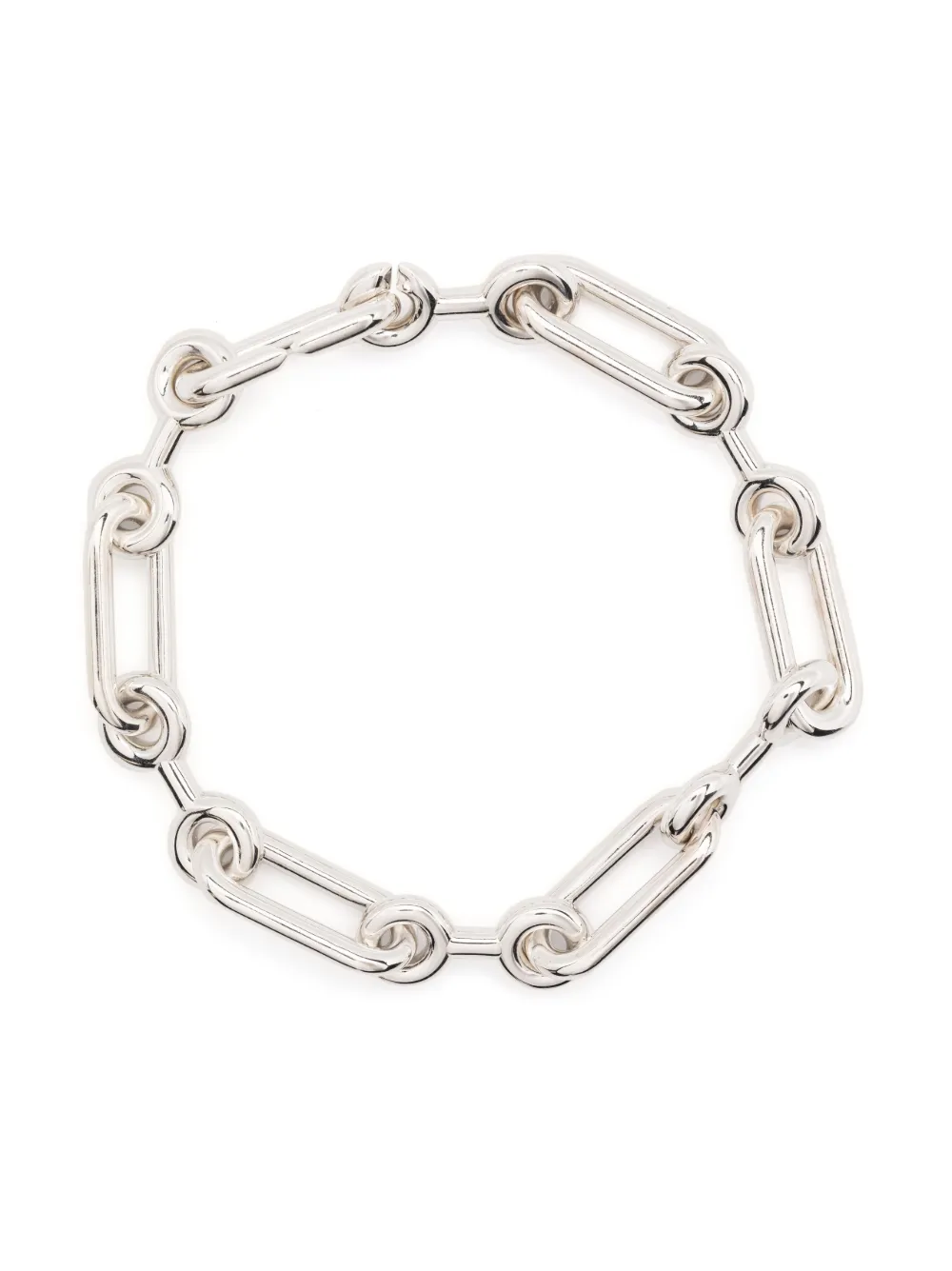 Charlotte Chesnais Bracciale a catena Petit Binary - Argento