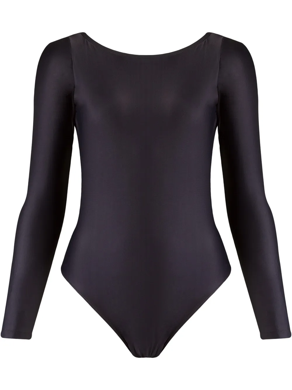 Brigitte open back bodysuit - Nero