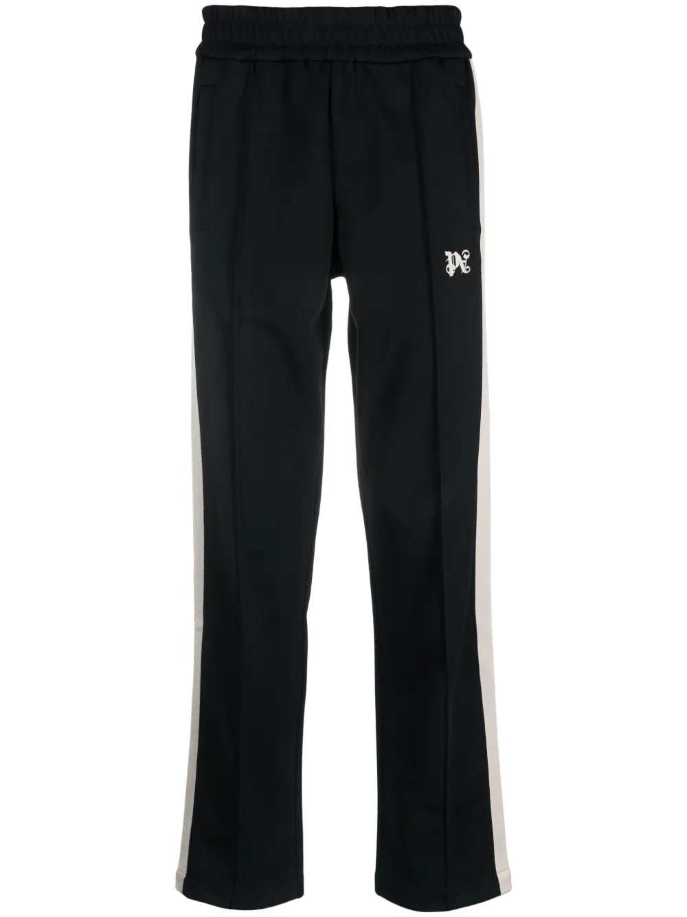 Palm Angels Pantaloni sportivi con ricamo - Nero