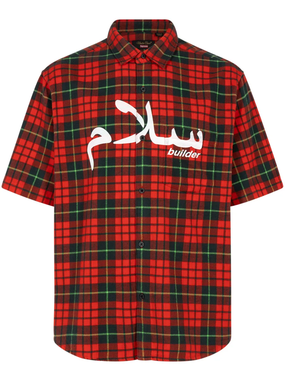 Supreme Camicia tartan Supreme x Undercover - Rosso