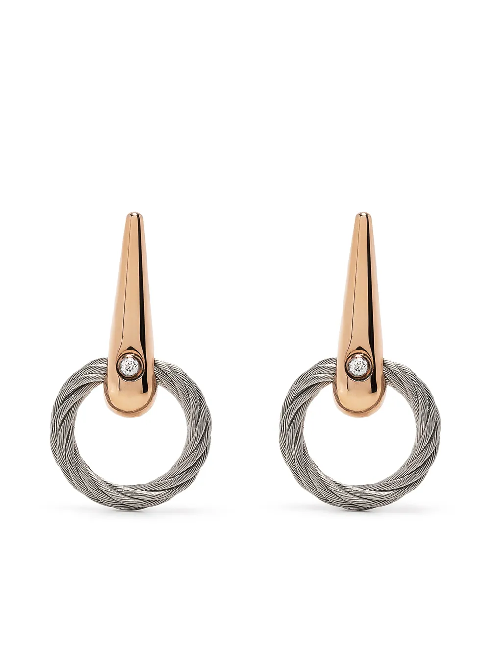 Charriol Orecchini Infinity Zen - Argento
