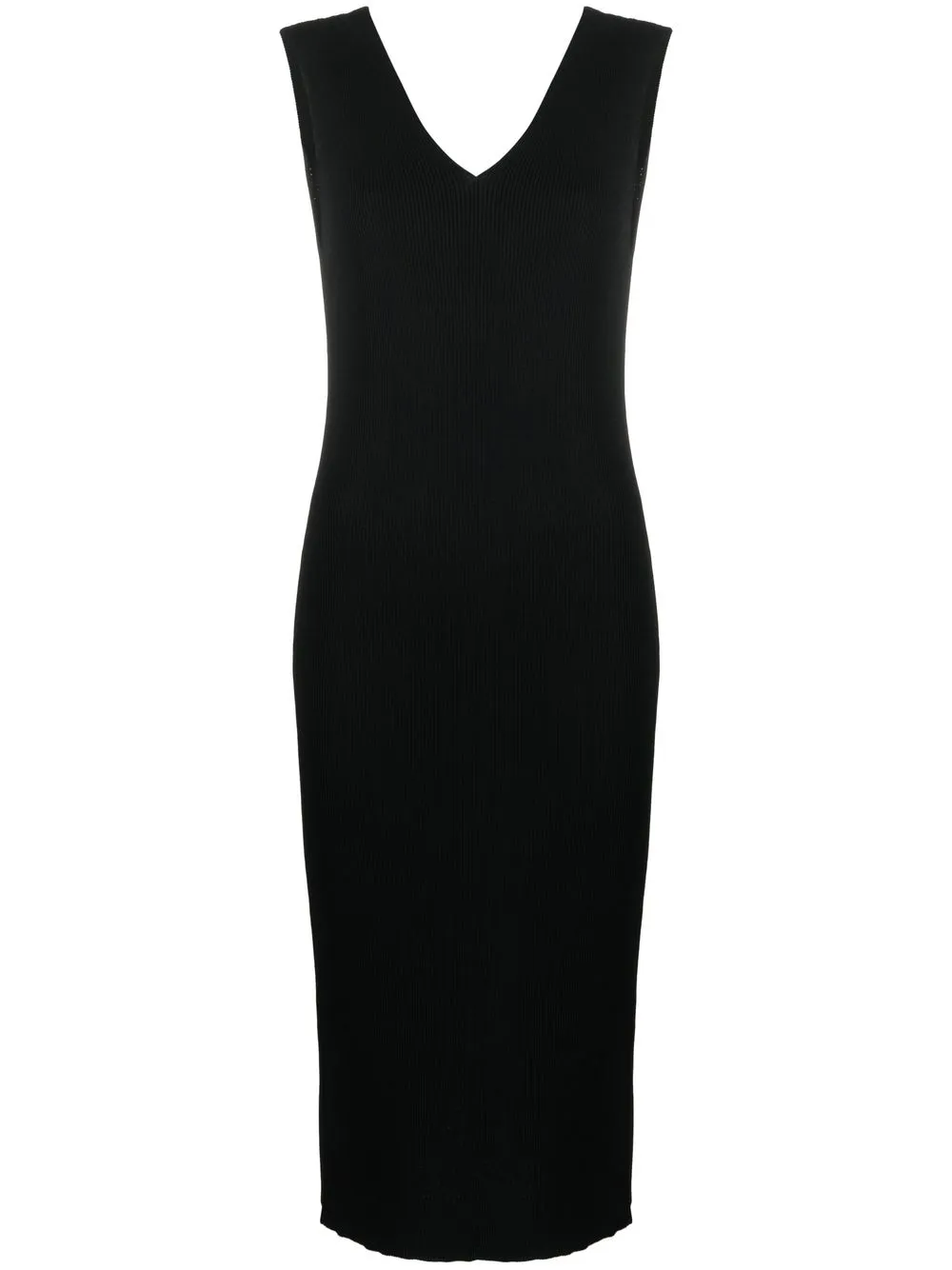 Moncler Abito midi smanicato - Nero