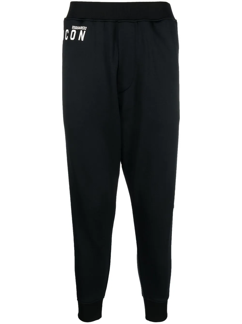Dsquared2 Pantaloni sportivi Icon con stampa - Nero