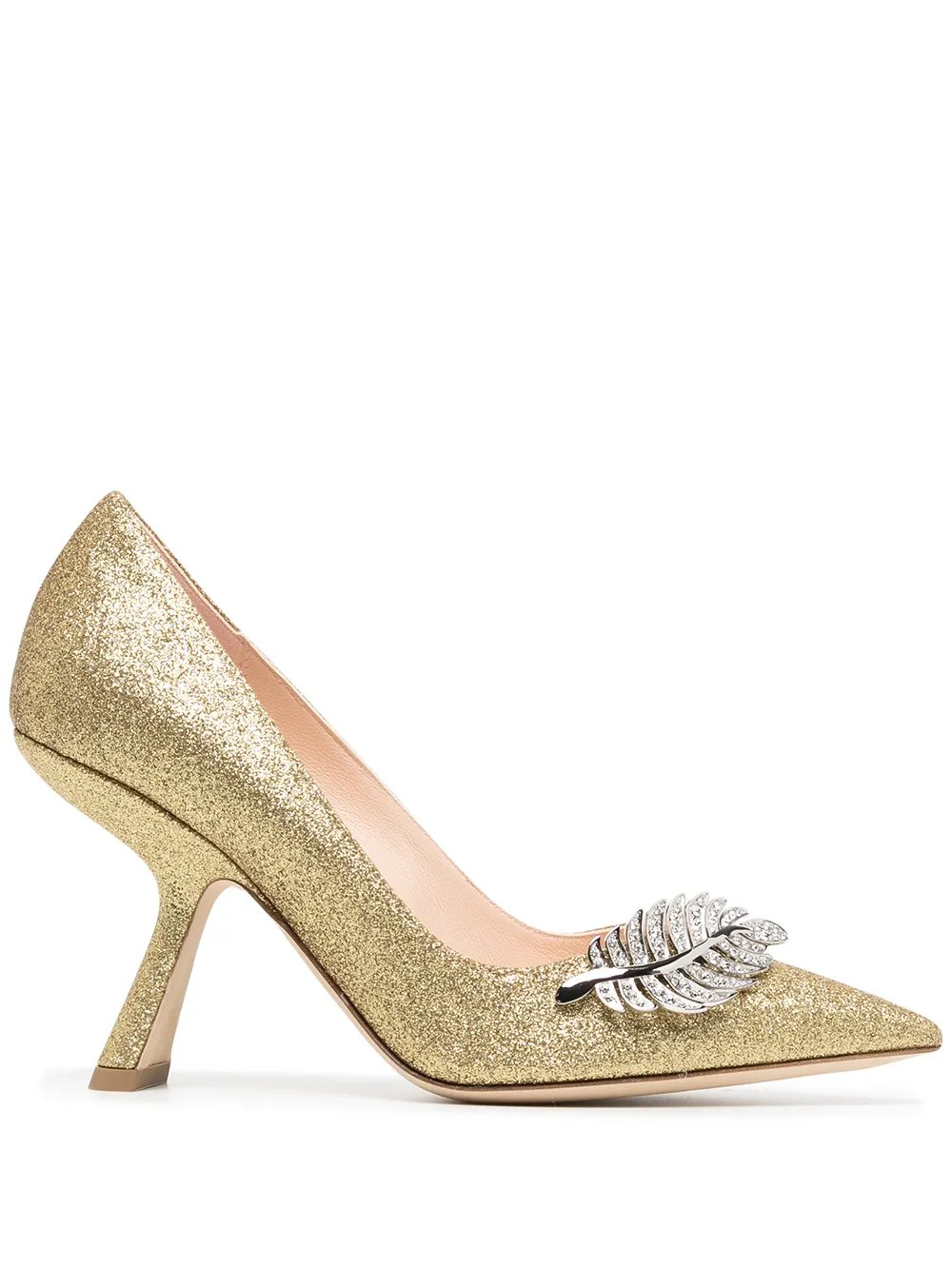Nicholas Kirkwood Pumps Monstera 90mm - Oro