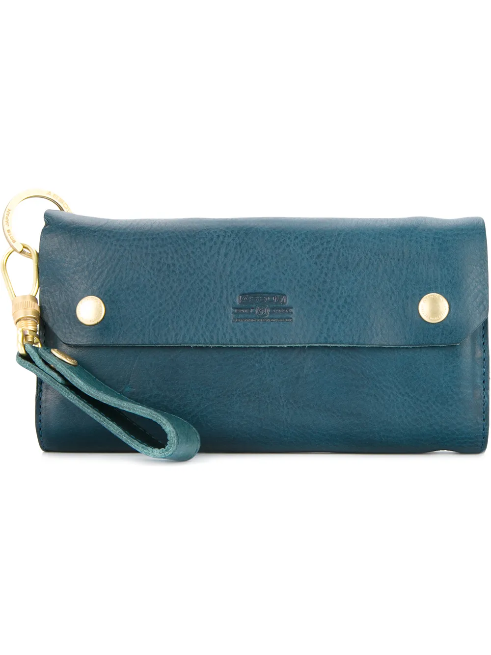 As2ov Oiled shrink long wallet - Blu