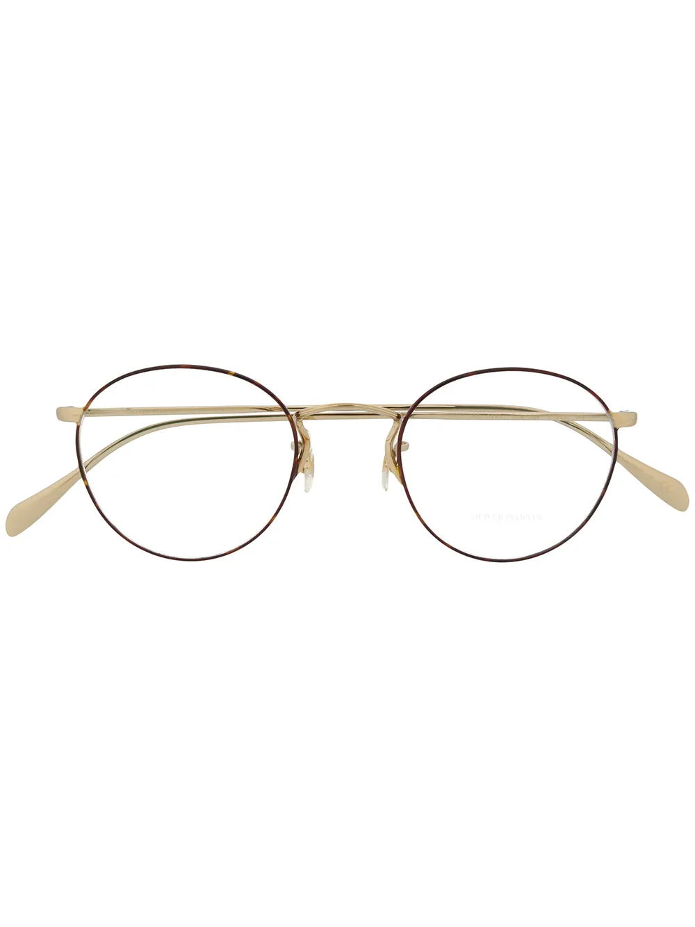 Oliver Peoples Occhiali tondi Coleridge - Marrone