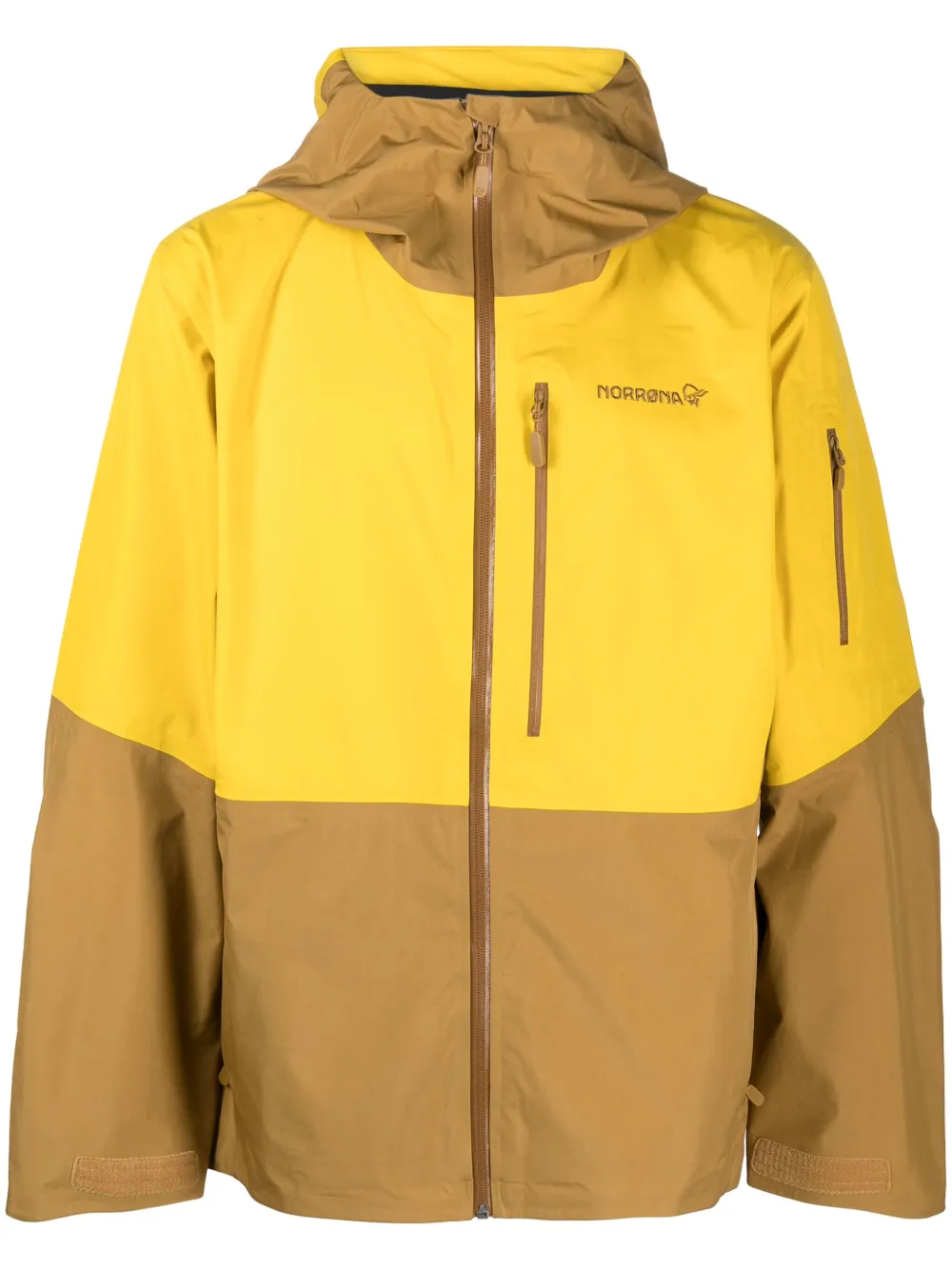 Norrøna Giacca Lofoten con ricamo logo - Giallo