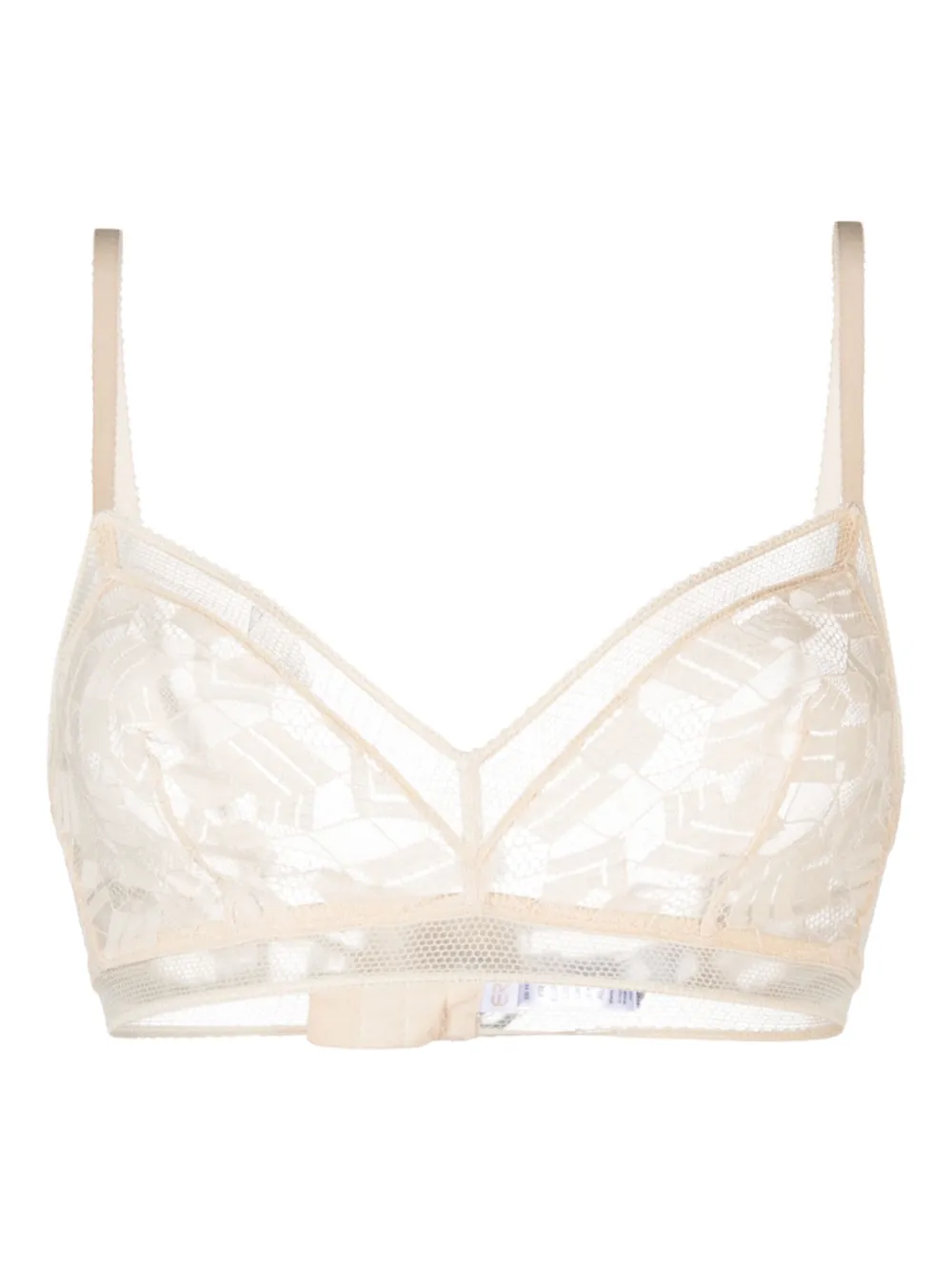 ERES Reggiseno a triangolo Rae in pizzo a fiori - Toni neutri