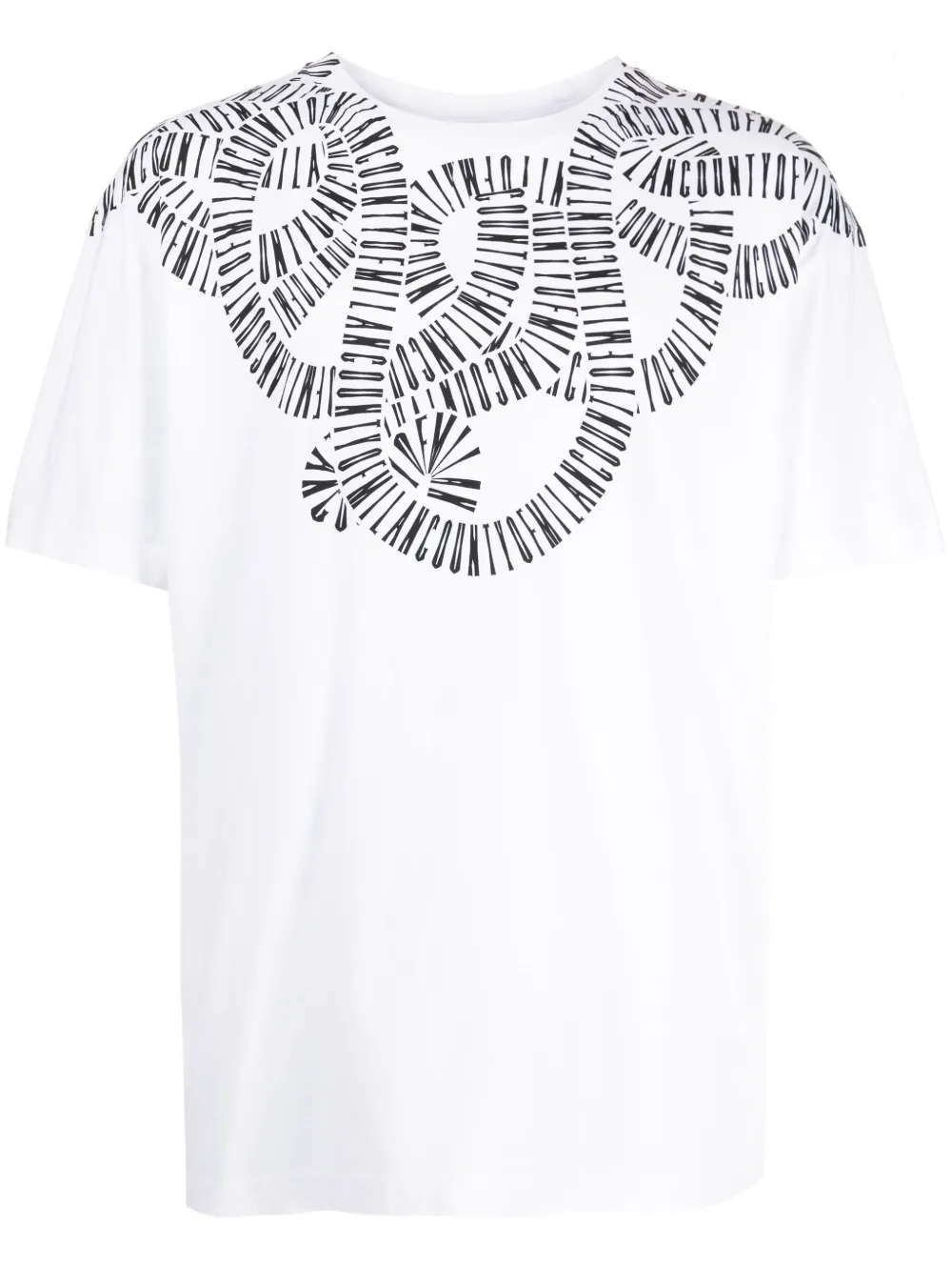 Marcelo Burlon County of Milan T-shirt con stampa - Bianco