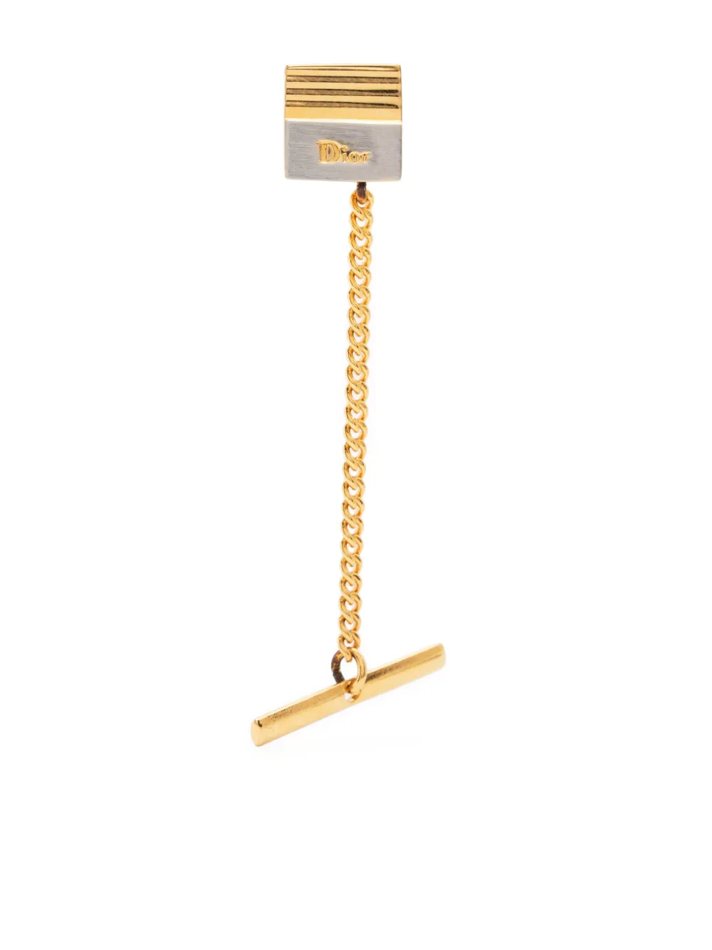 Christian Dior Pre-Owned Spilla con logo Pre-owned anni '80 - Oro