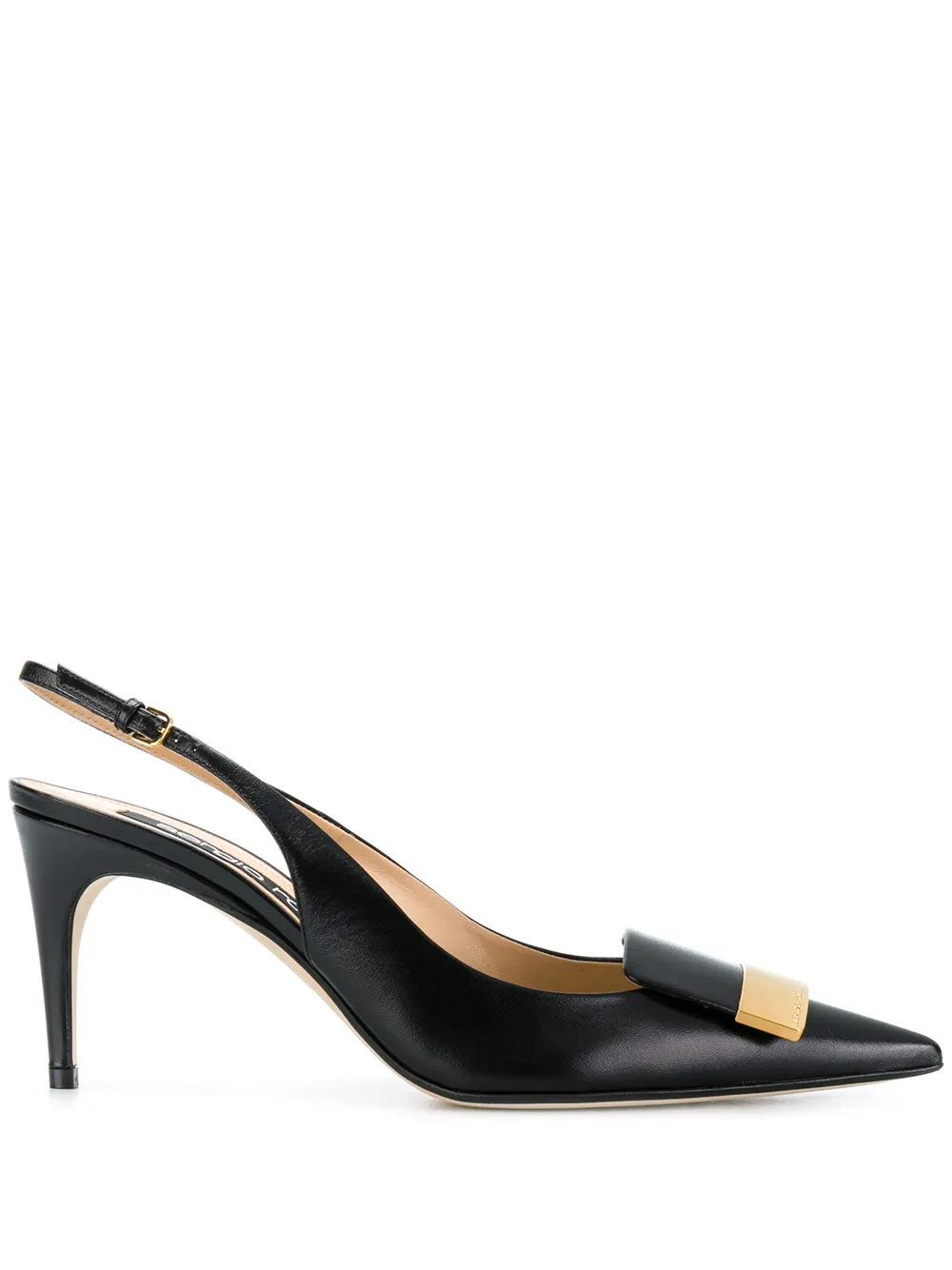 Sergio Rossi Pumps con cinturino posteriore sr1 - Nero