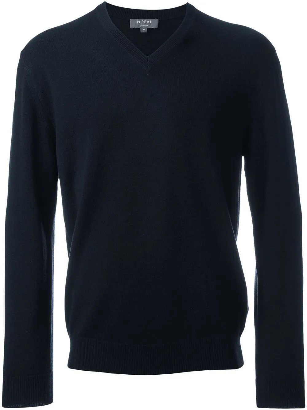 N.Peal Maglione con scollo a V 'The Burlington' - Blu
