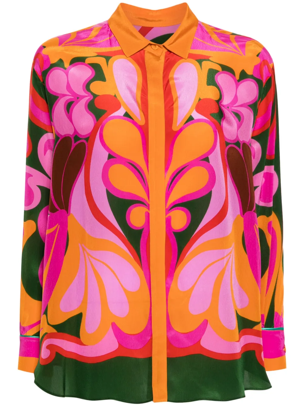 Borgo De Nor Camicia con stampa geometrica Nova - Rosa